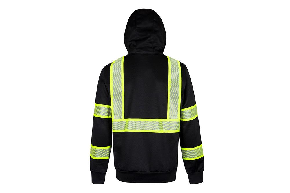 Picture of Portwest Iona Plus Black Zip-Up Hoodie