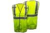 Picture of Alpha Workwear 5-Point Breakaway Class 2 Glow-in-the-Dark Vest
