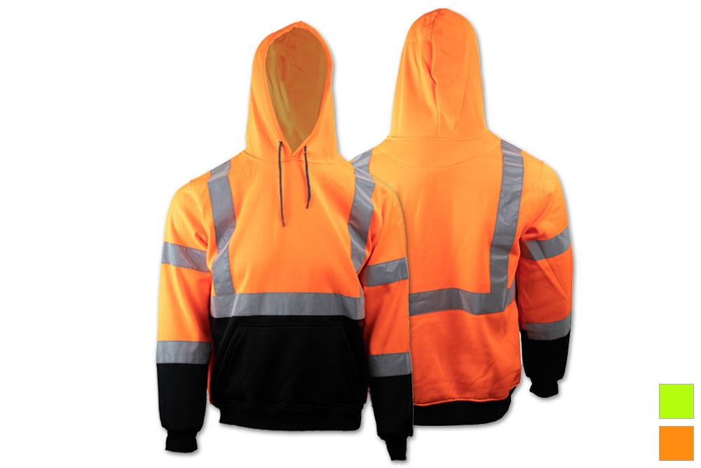 Picture of GSS Safety Class 3 Pullover Hooded Fleece Sweatshirt