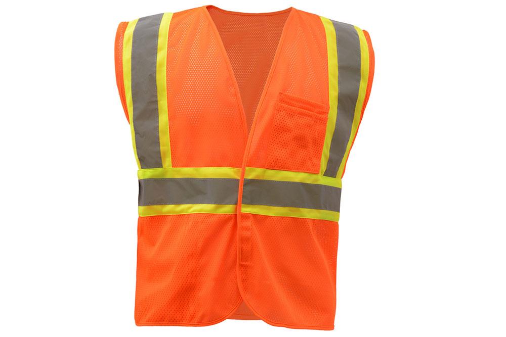 Picture of GSS Safety Class 2 Two Tone Mesh Hook and Loop Safety Vest
