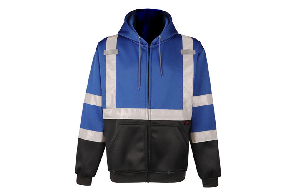 Picture of GSS Safety Blue Zip-Up Hooded Sweatshirt