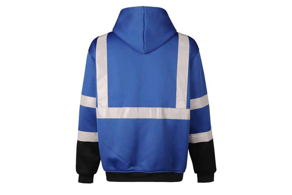 Picture of GSS Safety Blue Zip-Up Hooded Sweatshirt