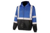 Picture of GSS Safety Blue Zip-Up Hooded Sweatshirt
