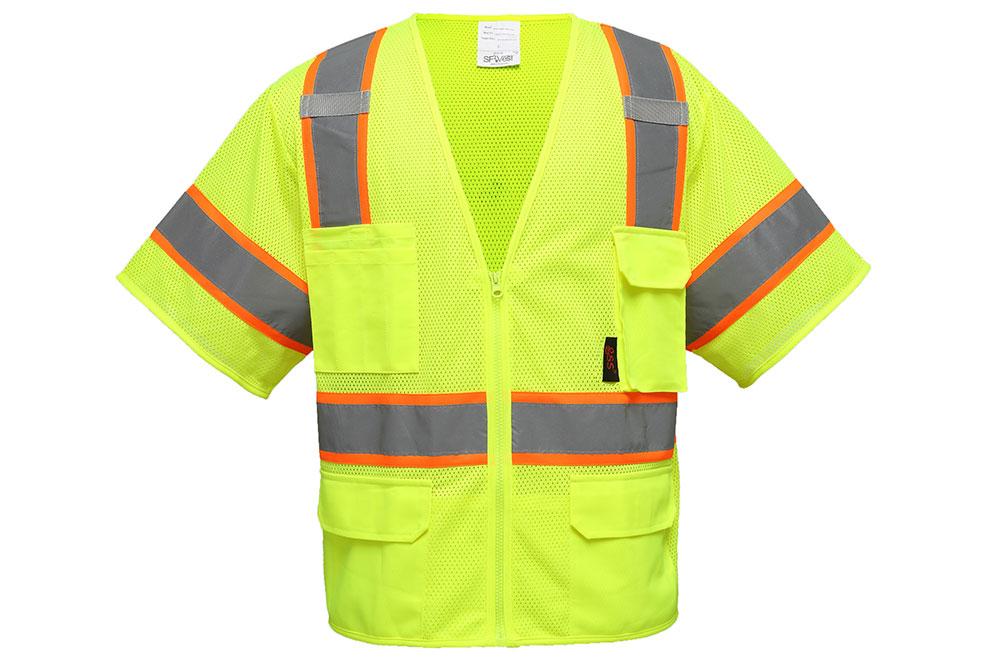 Picture of GSS Safety Class 3 Premium Two Tone Reflective Safety Vest w/6 Pockets