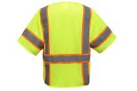 GSS Safety Class 3 Premium Two Tone Reflective Safety Vest w/6 Pockets Additional Angle