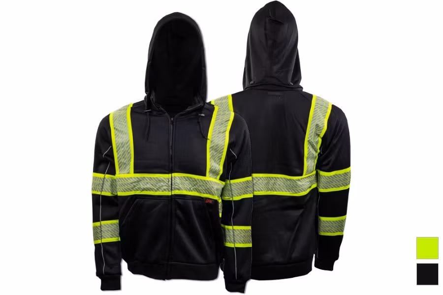 Picture of GSS Safety ONYX Heavy Weight Full-Zip Hooded Sweatshirt