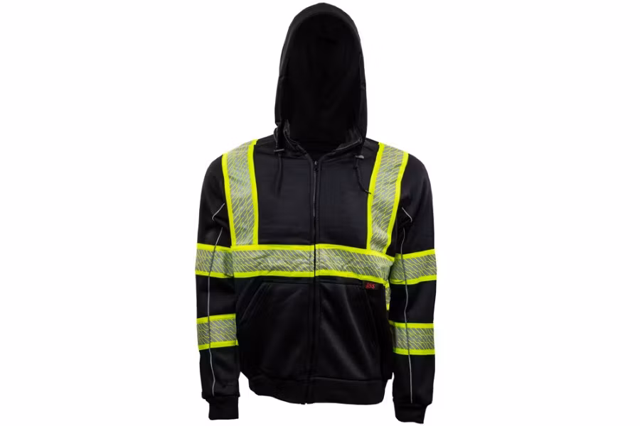 Picture of GSS Safety ONYX Heavy Weight Full-Zip Hooded Sweatshirt
