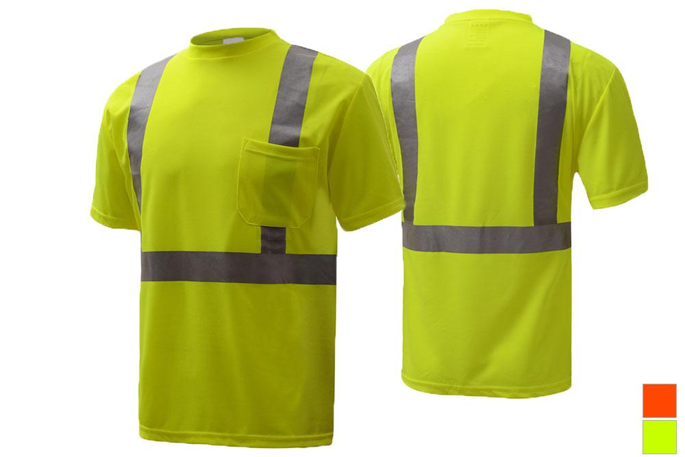 Picture of GSS Safety Class 2 Short Sleeve Moisture Wicking Safety T-Shirt