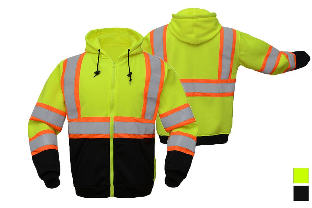 Picture of GSS Safety Two Tone Full Zip Hooded Sweatshirt