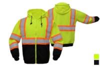 Picture of GSS Safety Two Tone Full Zip Hooded Sweatshirt