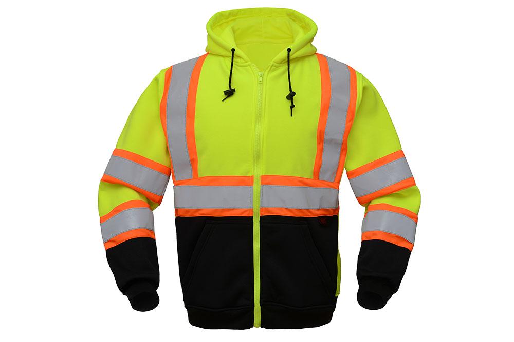 Picture of GSS Safety Two Tone Full Zip Hooded Sweatshirt