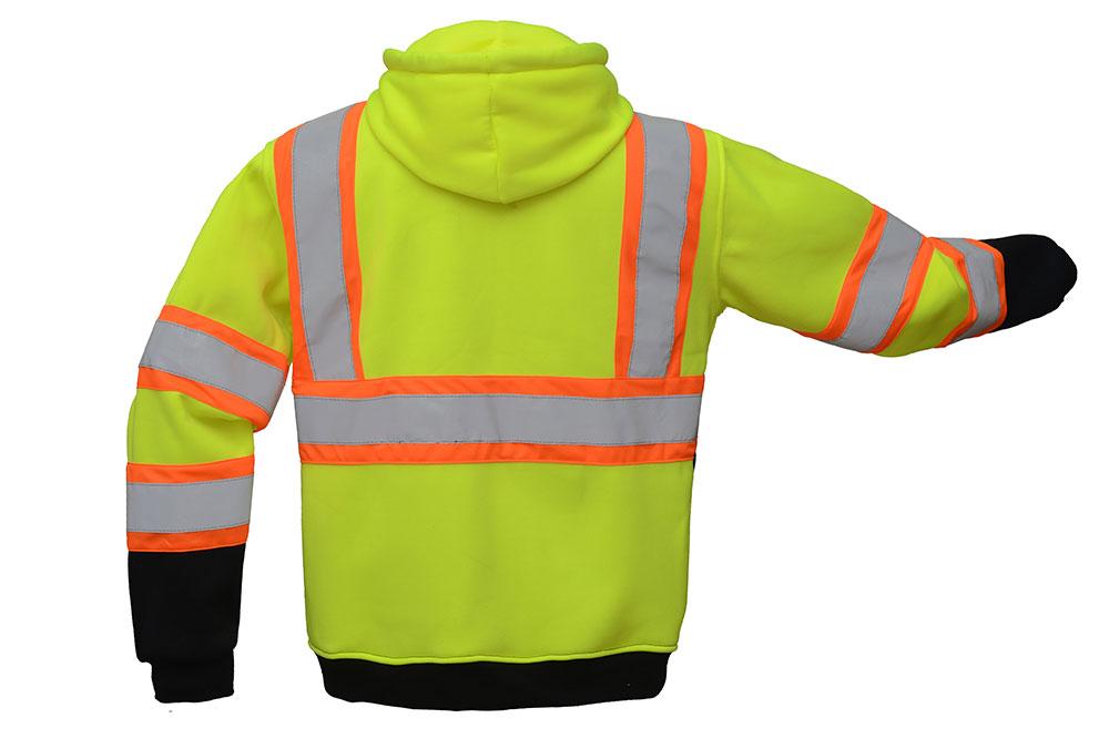 Picture of GSS Safety Two Tone Full Zip Hooded Sweatshirt