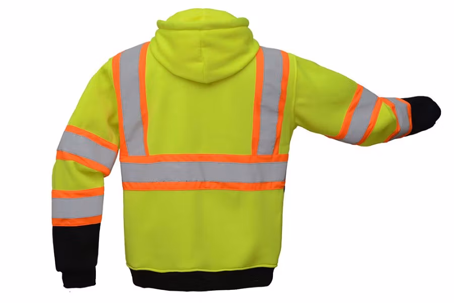 Picture of GSS Safety Two Tone Full Zip Hooded Sweatshirt