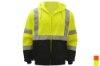 Picture of GSS Safety Class 3 Full Zipper Hooded Sweatshirt with Black Bottom
