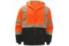 Picture of GSS Safety Class 3 Full Zipper Hooded Sweatshirt with Black Bottom