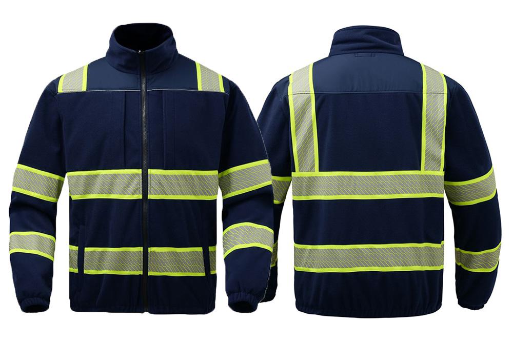 Picture of GSS Safety ONYX Enhanced Visibility Fleece Zip-Up Sweatshirt