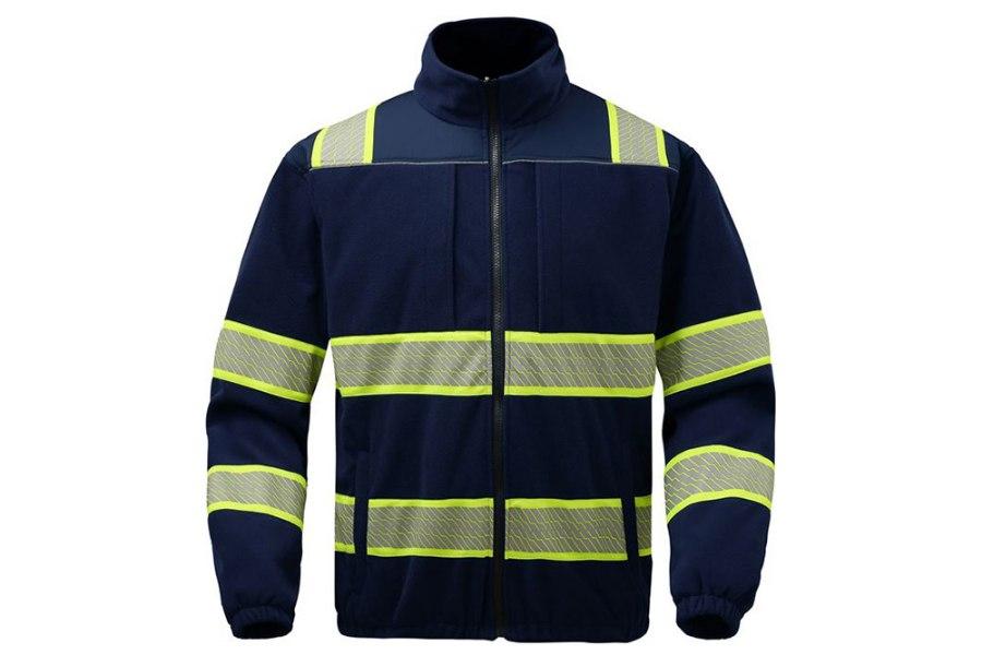 Picture of GSS Safety ONYX Enhanced Visibility Fleece Zip-Up Sweatshirt