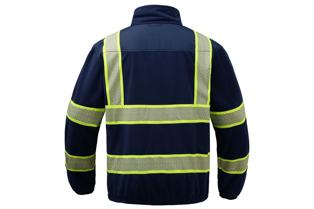 Picture of GSS Safety ONYX Enhanced Visibility Fleece Zip-Up Sweatshirt