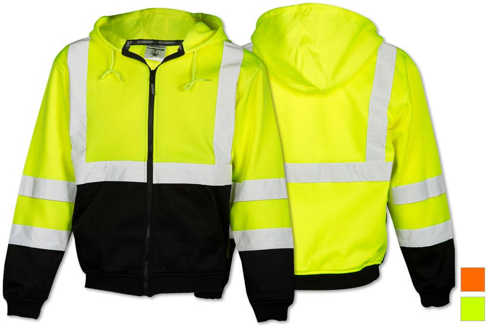 Picture of Kishigo Class 3 Full-Zip Hooded Sweatshirt
