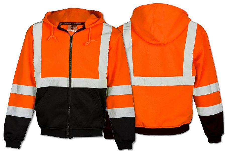 Picture of Kishigo Class 3 Full-Zip Hooded Sweatshirt