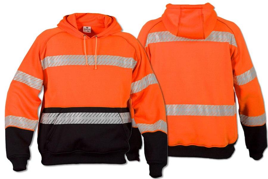 Picture of Kishigo Black Series Class 3 Pullover Hooded Sweatshirt