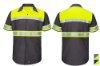 Picture of Red Kap Hi-Visibility Colorblock Ripstop Short Sleeve Work Shirt