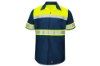 Picture of Red Kap Hi-Visibility Colorblock Ripstop Short Sleeve Work Shirt