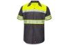 Picture of Red Kap Hi-Visibility Colorblock Ripstop Short Sleeve Work Shirt