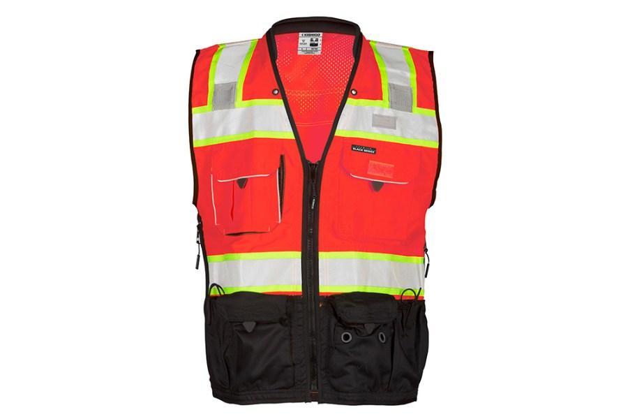 Picture of Kishigo Class 2 Black Series Surveyors Vest