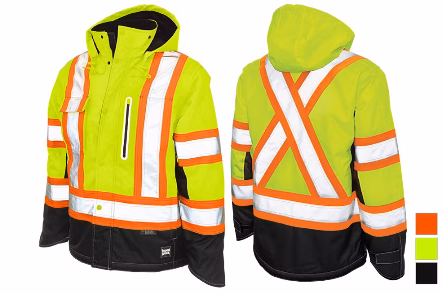 Picture of Tough Duck Safety Waterproof/Breathable Midweight Fleece Lined Jacket