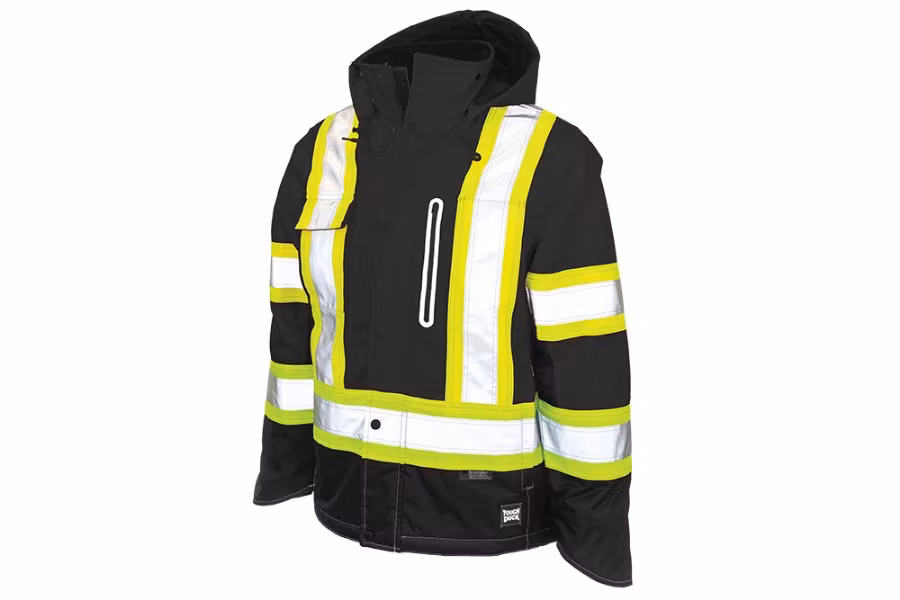 Picture of Tough Duck Safety Waterproof/Breathable Midweight Fleece Lined Jacket