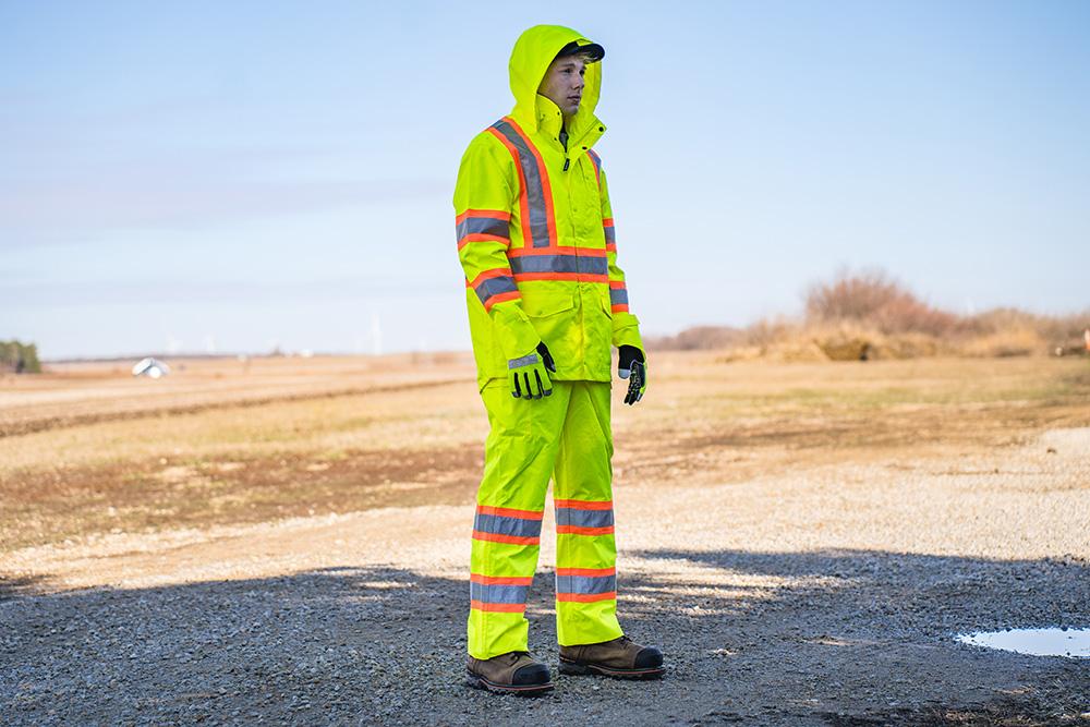 Picture of Tough Duck Safety Heavy Rain Jacket