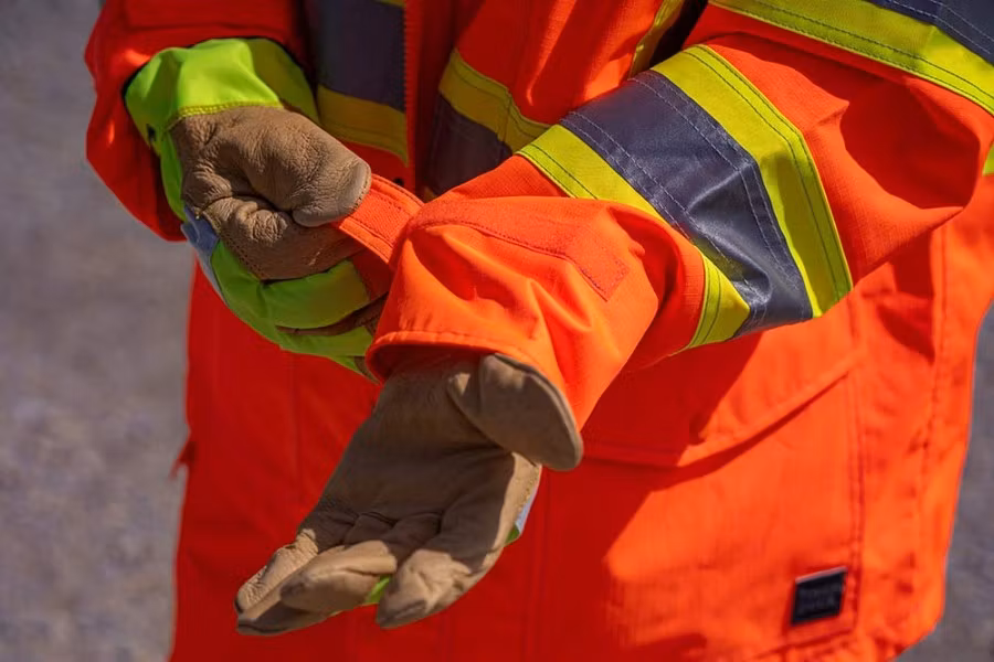 Picture of Tough Duck Safety Heavy Rain Jacket