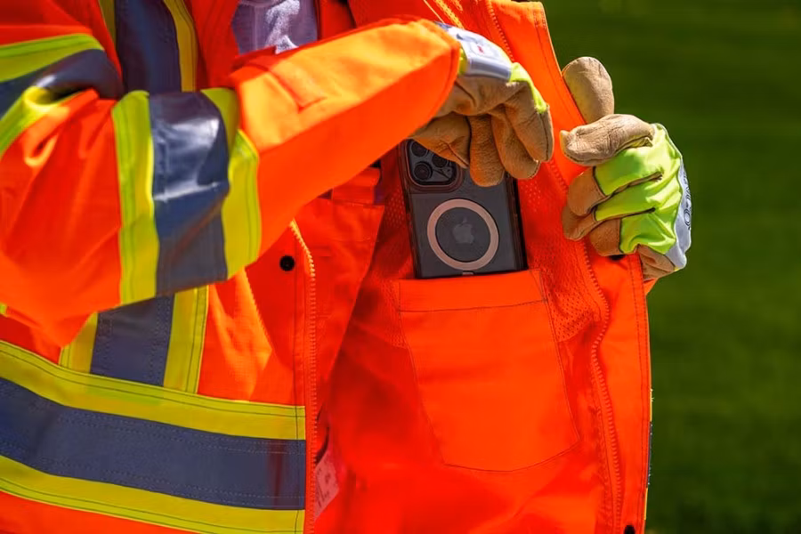Picture of Tough Duck Safety Heavy Rain Jacket