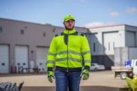 Picture of Portwest Hi-Vis Zip-Up Sweatshirt