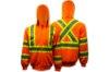 Picture of Tough Duck Safety Thermal Lined Safety Zip-Up Hoodie