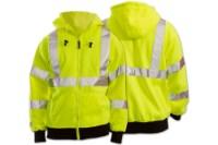 Picture of Tingley Class 3 Black Pocket Full-Zip Hooded Sweatshirt