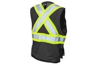 Tough Duck Safety Harness Compatible Safety Vest Feature Close-up