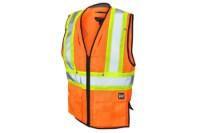 Tough Duck Safety Harness Compatible Safety Vest Close Up Detail