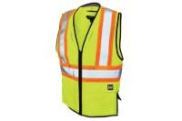 Tough Duck Safety Harness Compatible Safety Vest Feature Close-up