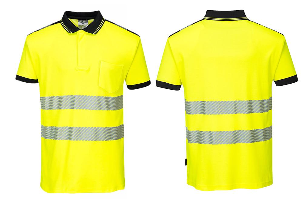 Picture of Portwest Hi-Vis Short Sleeve Polo Shirt