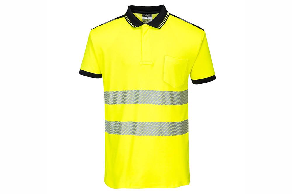Picture of Portwest Hi-Vis Short Sleeve Polo Shirt