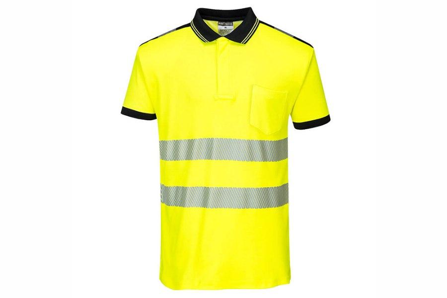 Picture of Portwest Hi-Vis Short Sleeve Polo Shirt