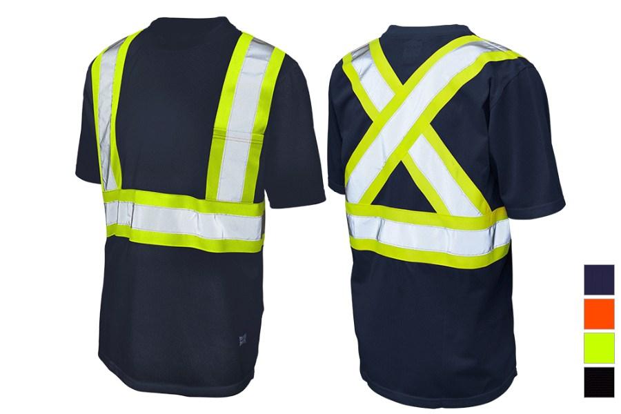 Tough Duck Safety Short Sleeve Safety T-Shirt w/ Pocket Perspective View