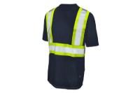 Tough Duck Safety Short Sleeve Safety T-Shirt w/ Pocket Close Up Detail