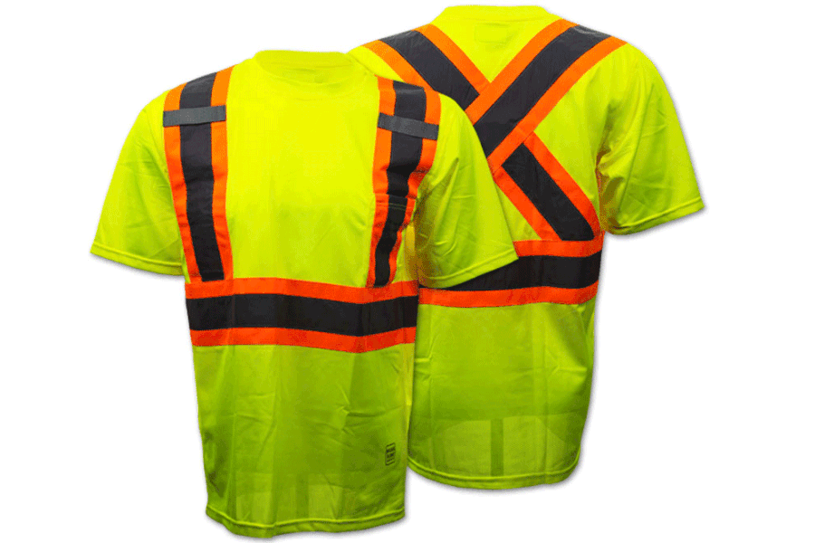 Tough Duck Safety Short Sleeve Safety T-Shirt w/ Pocket Perspective View