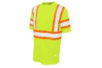 Tough Duck Safety Short Sleeve Cotton T-Shirt Feature Close-up