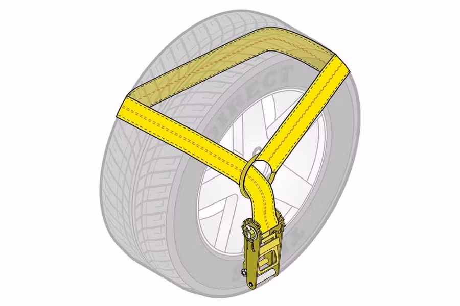 Picture of Zip's Wheel Lift Tie-Down Assembly with D-Ring