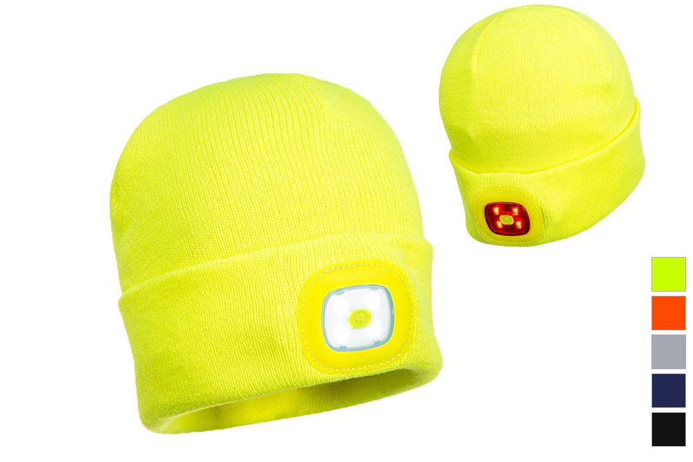 Picture of Portwest Rechargeable Twin LED Beanie