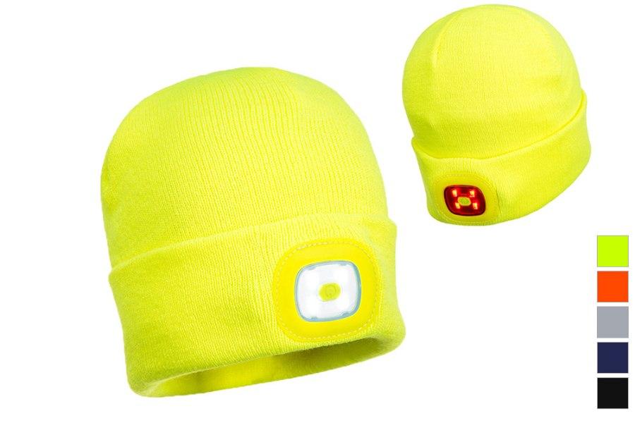 Picture of Portwest Rechargeable Twin LED Beanie
